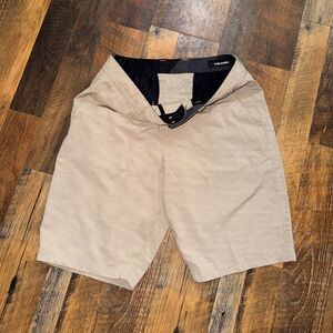 Volcom Men’s Shorts Size 31 Tan Beige Casual Lightweight Summer